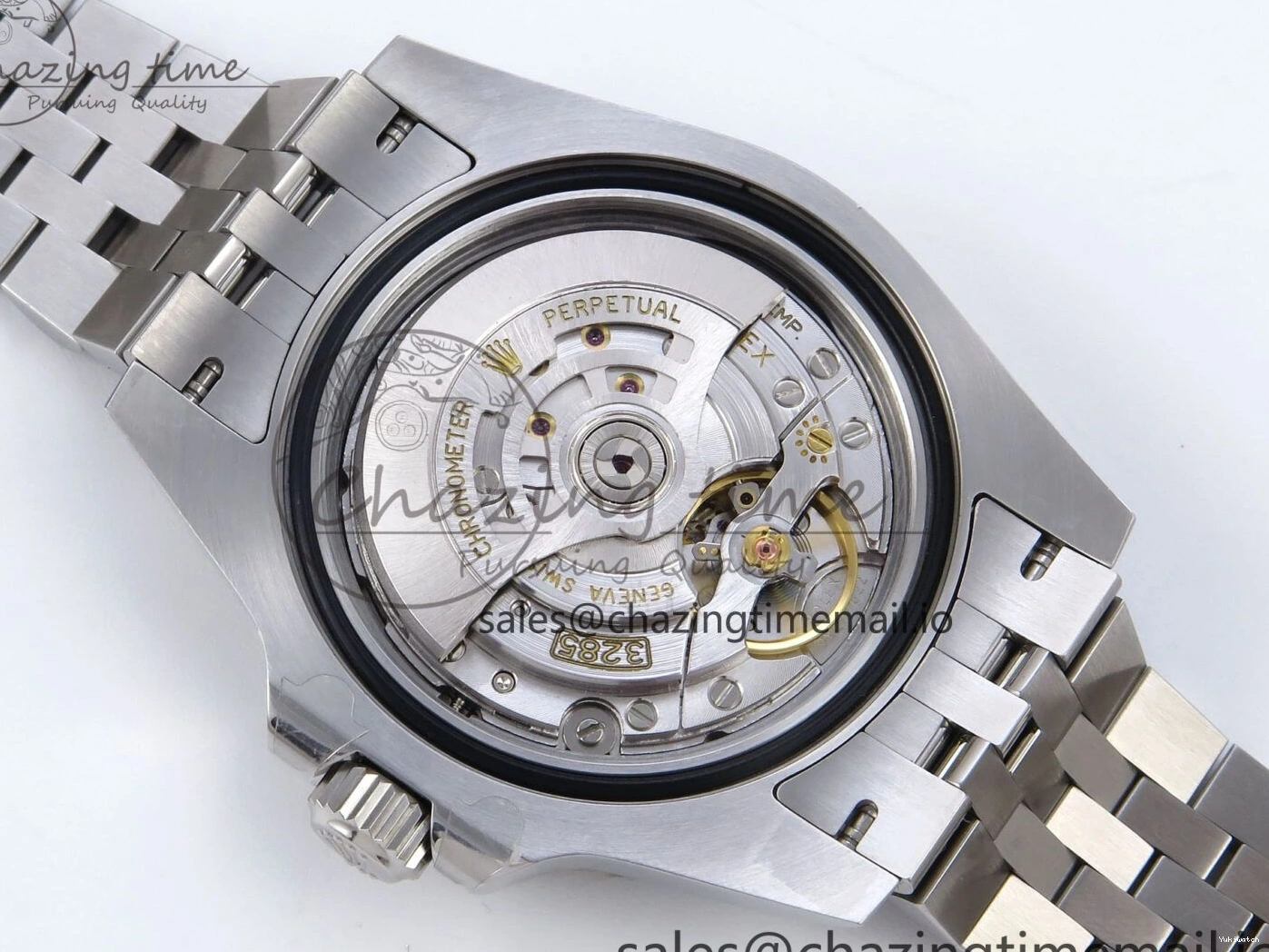 QF+ Bezel 1:1 Edition Blue Best Master II BLRO Steel 904L on SS SH3285 Dial Red 126710 GMT Black Bracelet 0427